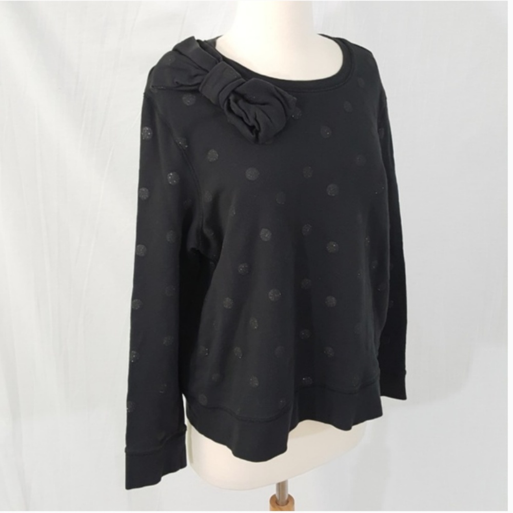 kate spade glitter dot bow sweater size xl - Picture 4 of 7